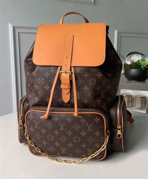 louis vuitton backpack brown|Louis Vuitton trio backpack.